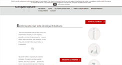 Desktop Screenshot of cinquetibetani.com