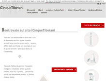 Tablet Screenshot of cinquetibetani.com